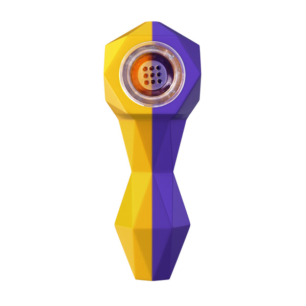 4" Spoon (Purple / Yellow)