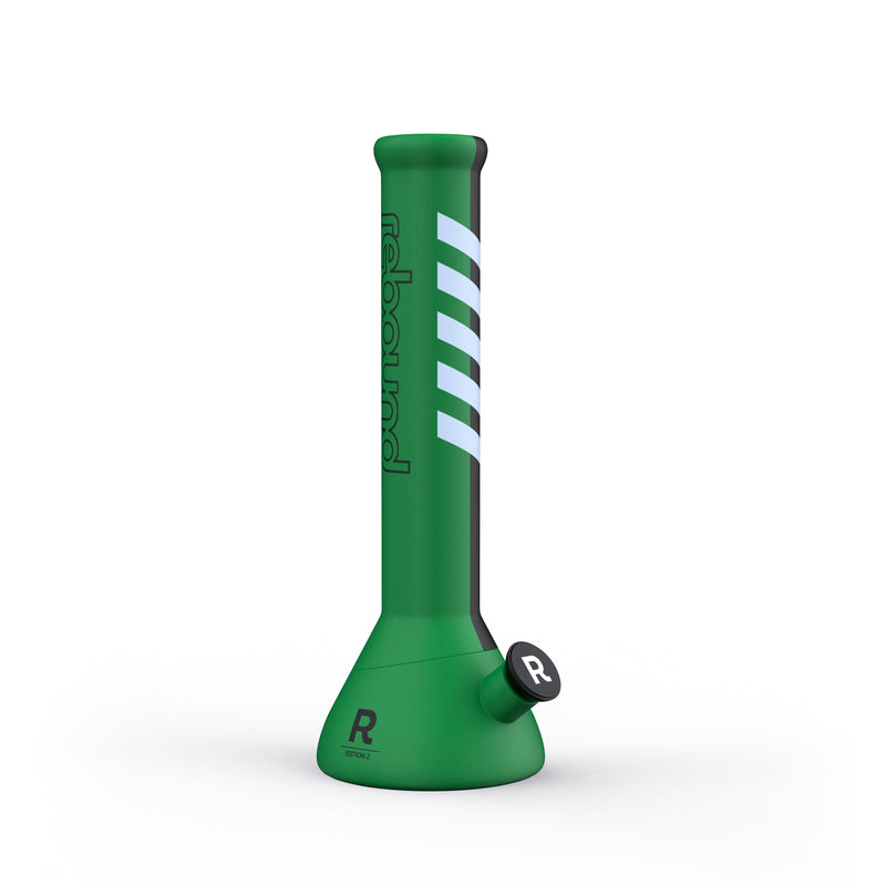 14" Waterpipe Beaker Bong (Green / Black)
