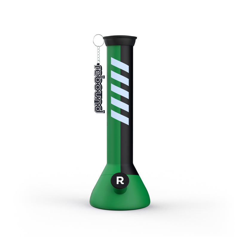 14" Waterpipe Beaker Bong (Green / Black)