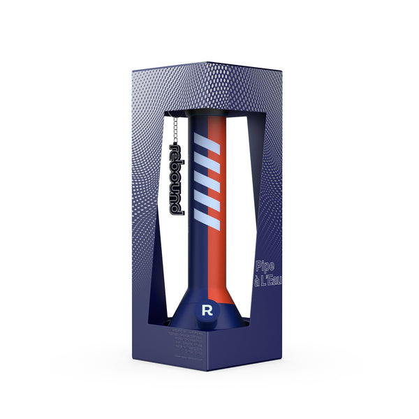 14" Beaker Bong (Blue & Orange)
