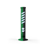 14" Waterpipe Straight Bong (Green / Black)
