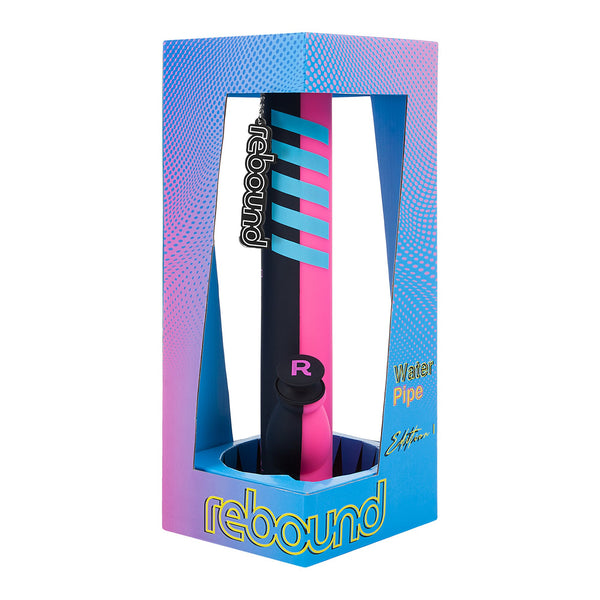 14" Waterpipe Straight Bong (Pink)