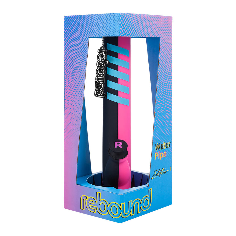 14" Waterpipe Straight Bong (Pink)