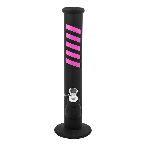 14" Waterpipe Straight Bong (Black)